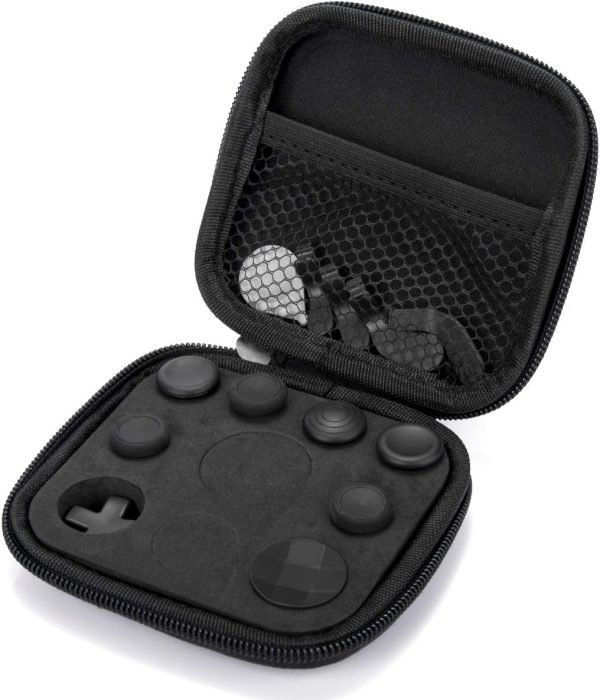 ⁦XICEN 13 in 1 Metal Thumbsticks for Xbox One Elite Series 2, Elite Series 2 Controller Accessory Parts, Gaming Accessory Replacement, Metal Mod 6 Swap Joysticks, 4 Paddles, 2 D-Pads, 1 Tool Black⁩ - الصورة ⁦7⁩
