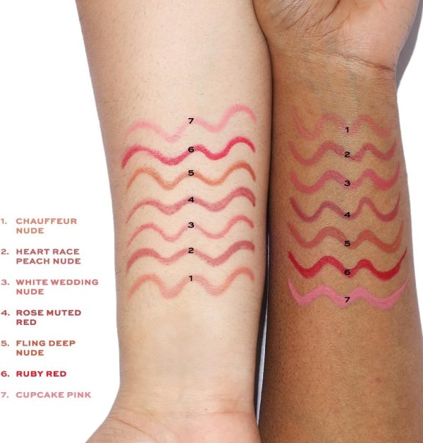 ⁦MakEUp Revolution Satin Kiss Lipliner, White Wedding Pink⁩ - الصورة ⁦6⁩