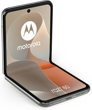 Motorola Razr 60 DUAL-SIM 256GB ROM + 8GB RAM (GSM | CDMA) Factory Unlocked 5G Smartphone (Lightest Sky) - International Version