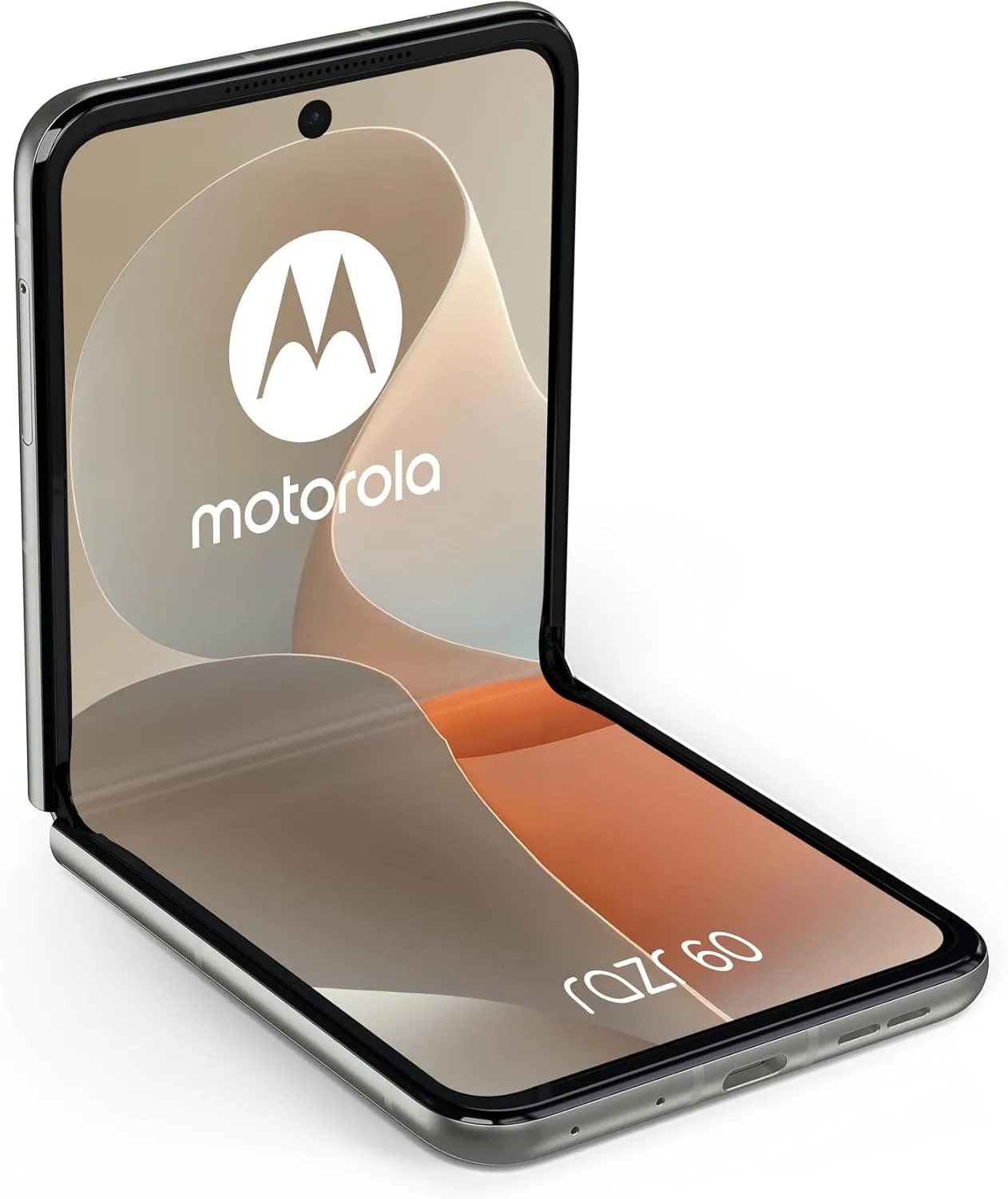 Motorola Razr 60 DUAL-SIM 256GB ROM + 8GB RAM (GSM | CDMA) Factory Unlocked 5G Smartphone (Lightest Sky) - International Version