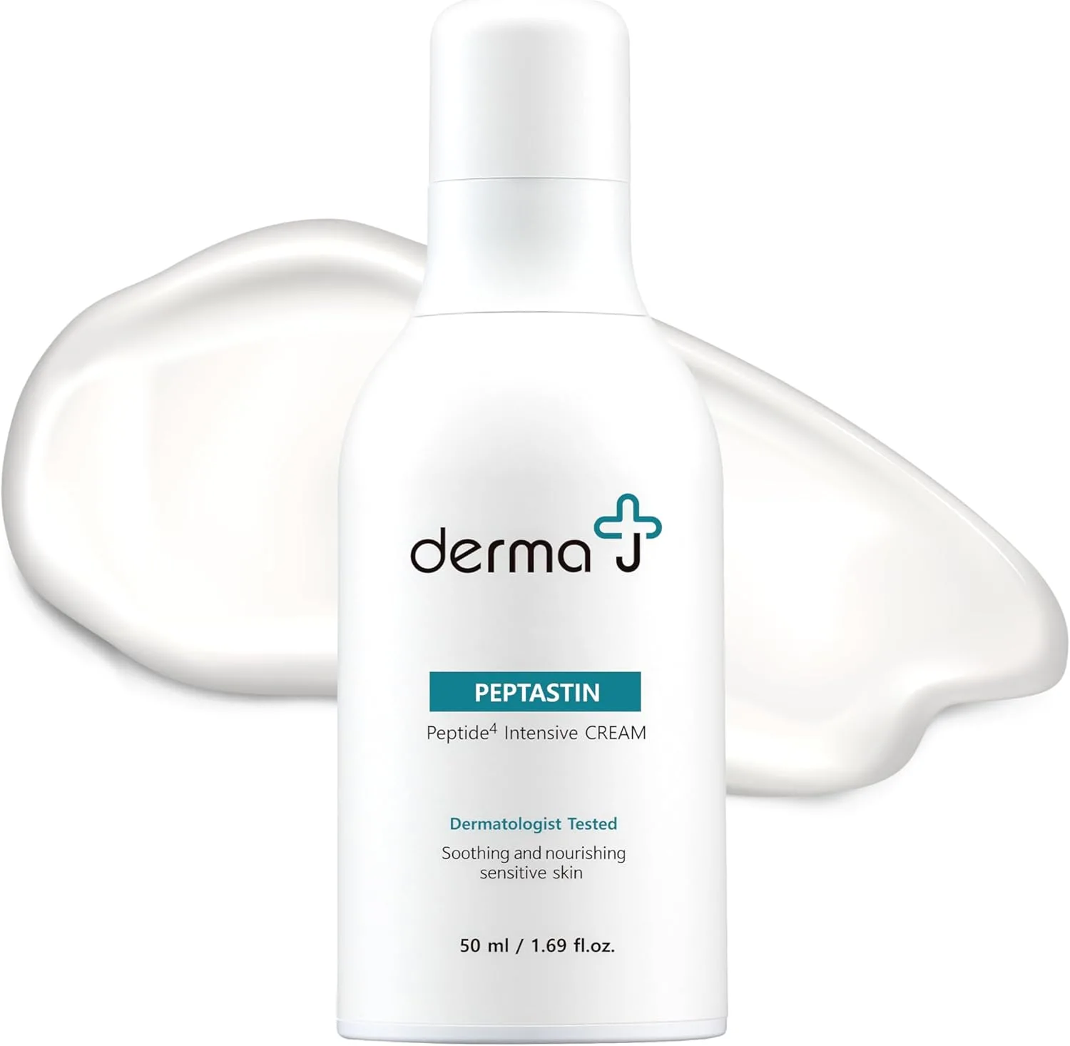 derma J Premium Face Cream: Enriched with Collagen-Boosting Peptides for Advanced Skin Recovery & Brightening Effects - Dermatologist's Choice for Intensive Care (1.69 Oz)