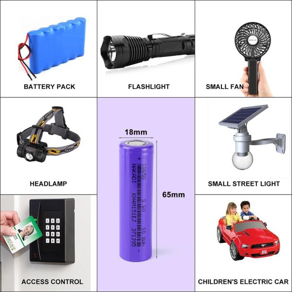 ⁦بطارية ليثيوم ايون 3.7 فولت 3000mAh من هاكادي عالية الطاقة 3C-5C تفريغ 3C-5C علوية مسطحة قابلة لاعادة الشحن للقوارب التي تعمل بجهاز تحكم عن بعد 4 قطع⁩ - الصورة ⁦6⁩