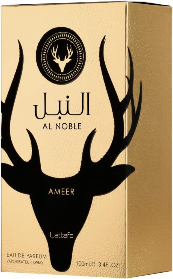 ⁦Lattafa Al Noble Ameer Eau De Perfume 100ml⁩ - الصورة ⁦2⁩