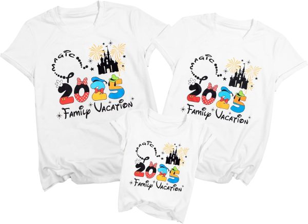Family Vacation Shirts 2025 Family Matching Outfits Magical Tshirts for Family Cruise Trip Clothes Summer Travel Tops