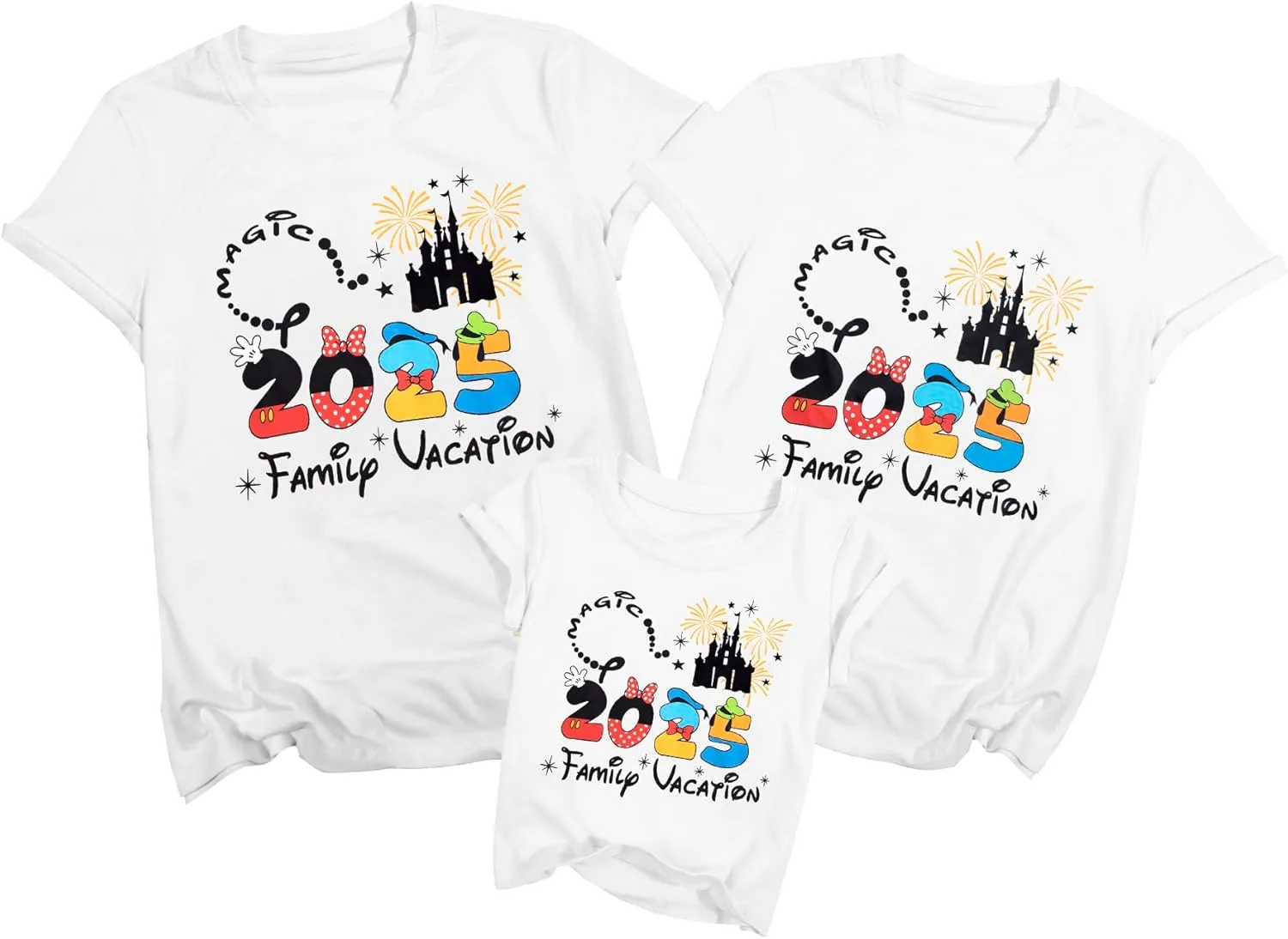 Family Vacation Shirts 2025 Family Matching Outfits Magical Tshirts for Family Cruise Trip Clothes Summer Travel Tops