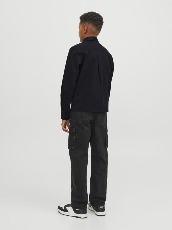⁦JACK & JONES Boy's DUST JUNIOR Shirt⁩ - الصورة ⁦4⁩
