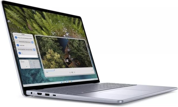 ⁦Dell Inspiron 16 Laptop 16" WUXGA(1920x1200) Display, AMD Ryzen7 8840U, 8 cores, 16GB DDR5, 1TB SSD, Fingerprint Reader, BK, Windows 11, TWE Mouse Pad⁩ - الصورة ⁦3⁩