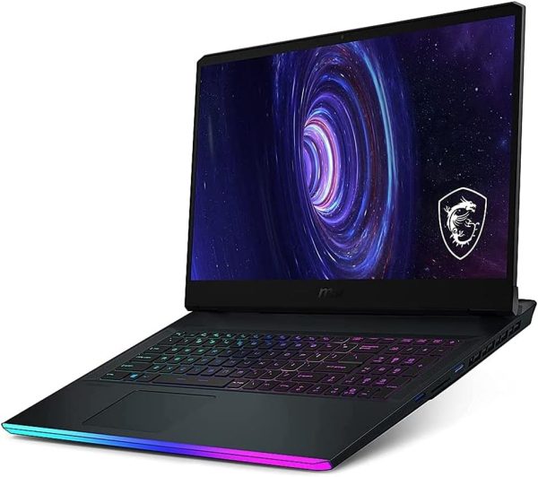 ⁦MSI GE76 Raider Gaming Laptop 2021 (1TB SSD, 16GB RAM) 17.3" FHD 144 Hz, Intel Core i7-1180H (11th Gen), NVIDIA GeForce RTX 3060, Windows 10 64bit (Titanium Blue) 11UE-046 US Model⁩ - الصورة ⁦3⁩