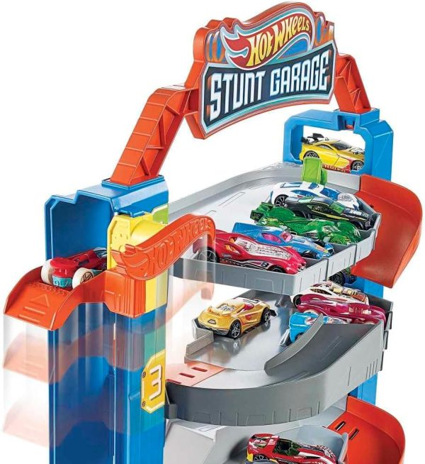 ⁦Hot Wheels™ City Stunt Garage Play Set Gift Idea for Ages 3 to 8 years⁩ - الصورة ⁦4⁩