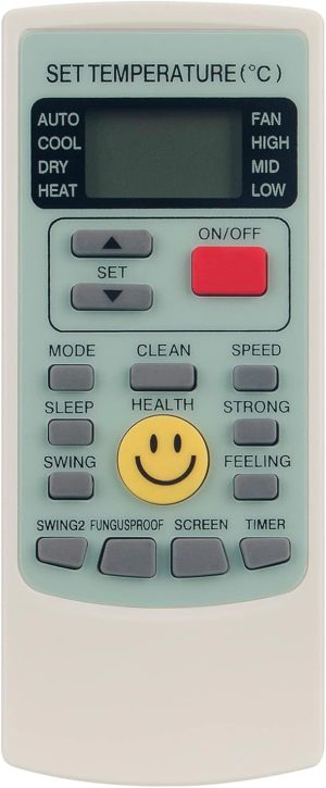 ALLIMITY Replace Air Conditioner Remote Control suitable for AUX AC Air Conditioner YKR-H/209E YKR-H-209E YKRH209E