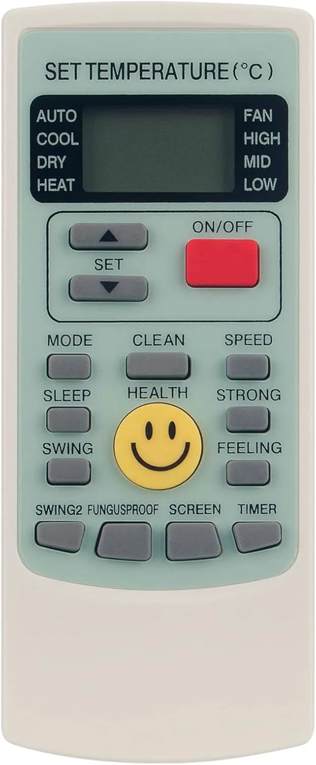 ALLIMITY Replace Air Conditioner Remote Control suitable for AUX AC Air Conditioner YKR-H/209E YKR-H-209E YKRH209E