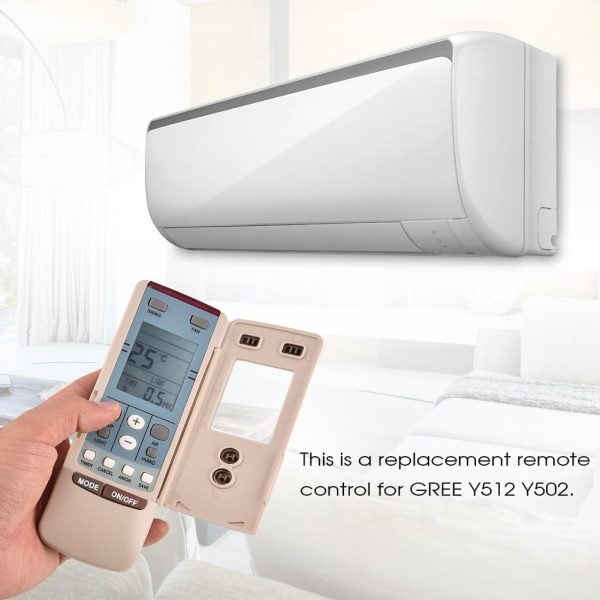 ⁦Air-Con Remote Control,BPLHGF Replacement Remote Control Controller for GREE Y512 Y502 Air Conditioner with 10m / 33ft Remote Distance⁩ - الصورة ⁦4⁩