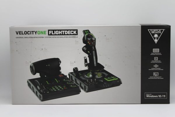 ⁦Turtle Beach VelocityOne Flightdeck - Universal HOTAS Simulation Joystick & Throttle with Touch Display, Stick Mounted HUD and Contactless Sensors for Air and Space Combat on Windows 10 & 11⁩ - الصورة ⁦18⁩