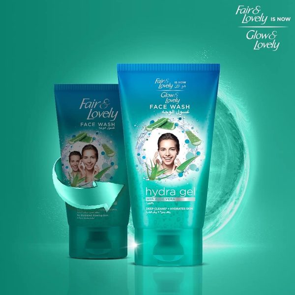 ⁦GLOW & LOVELY Formerly Fair & Lovely Face Wash With Aloe Vera Hydragel to reduce spots & blemishes, 150ml⁩ - الصورة ⁦10⁩
