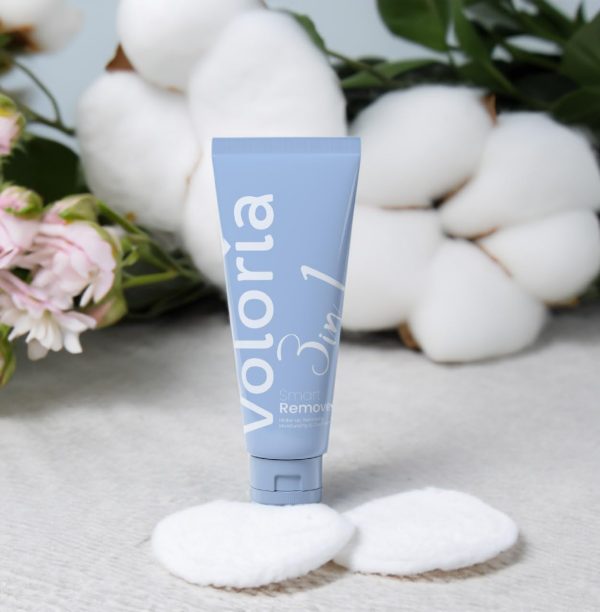 ⁦Voloria 3 in 1 Smart Makeup Remover Cream: removes makeup, cleanses and moisturizes, ideal for sensitive skin, vitamin rich and anti-aging⁩ - الصورة ⁦5⁩