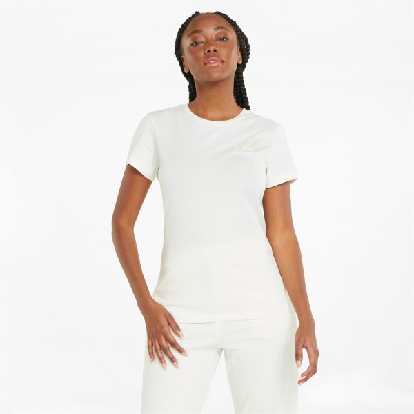 ⁦PUMA Women's ESS+ Embroidery Tee⁩ - الصورة ⁦3⁩