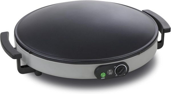 ⁦ALSAIF 1800W Electric Bread Maker, Layer non stick coating, Non slip rubber feet, Temperature adjustable knob, 40 cm, grey E064005 2 Years warranty.⁩ - الصورة ⁦3⁩