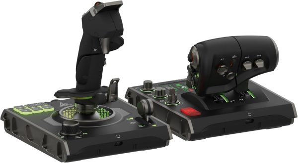 ⁦Turtle Beach VelocityOne Flightdeck - Universal HOTAS Simulation Joystick & Throttle with Touch Display, Stick Mounted HUD and Contactless Sensors for Air and Space Combat on Windows 10 & 11⁩ - الصورة ⁦6⁩