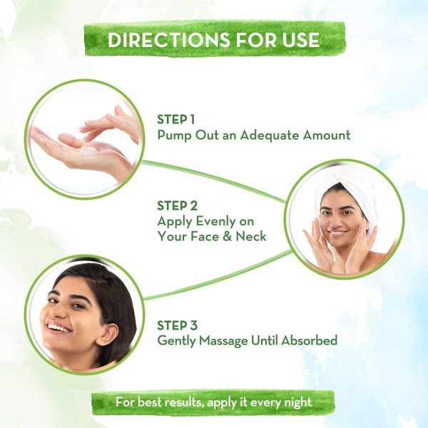 ⁦Mamaearth Rice Night Cream, for Clear Skin With Rice Water & Niacinamide for Glass Skin - 50 g⁩ - الصورة ⁦7⁩