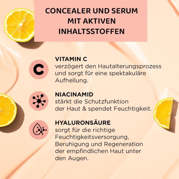 ⁦Eveline Cosmetics WONDER MATCH CONCEALER LUMI WITH VIT C NO 10 VANILLA WARM 6,8ML⁩ - الصورة ⁦4⁩