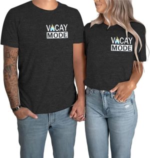 Magic Shirts for Family: Magical Castle Vacay Mode Couple Matching Tee Family Vacation Cruise Trip Short Sleeve Tops