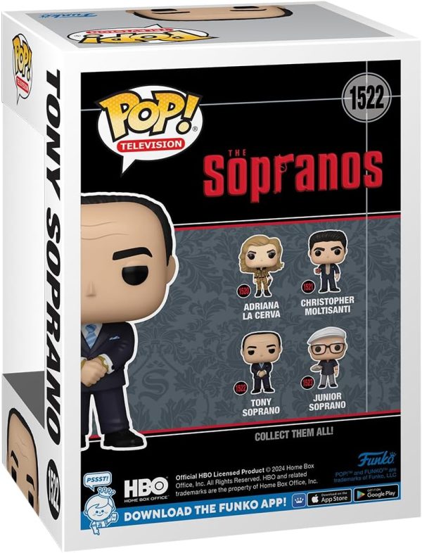 ⁦Funko POP! TV: Sopranos - Tony - The Sopranos - Vinyl Collectible Figure - Gift Idea - Official Merchandise - Toy for Children and Adults - TV Fans - Model Figure for Collectors and Display⁩ - الصورة ⁦3⁩