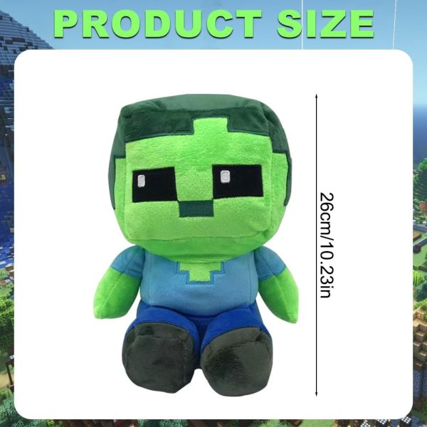 ⁦XPJBKC Creeper Plush Toy, 26 cm / 10.2 Inch Cartoon Plush Toy, Plush Toy Figures, Stuffed Toy, Plush Toy, Plush, Home Decor, Cartoon Plush Toy, Stuffed for Children⁩ - الصورة ⁦2⁩