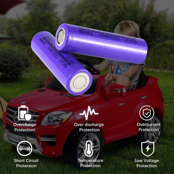 ⁦بطارية ليثيوم ايون 3.7 فولت 3000mAh من هاكادي عالية الطاقة 3C-5C تفريغ 3C-5C علوية مسطحة قابلة لاعادة الشحن للقوارب التي تعمل بجهاز تحكم عن بعد 4 قطع⁩ - الصورة ⁦3⁩
