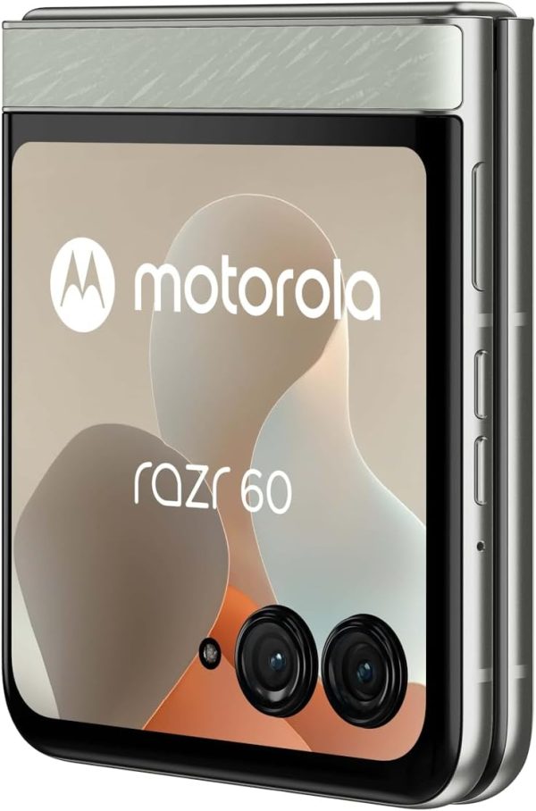 ⁦Motorola Razr 60 DUAL-SIM 256GB ROM + 8GB RAM (GSM | CDMA) Factory Unlocked 5G Smartphone (Lightest Sky) - International Version⁩ - الصورة ⁦14⁩