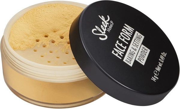 ⁦Sleek MakeUP Face Form Baking & Setting Powder, Loose Setting Powder to Lock in Your Makeup, Lightweight Formula, Banana, 14g⁩ - الصورة ⁦2⁩