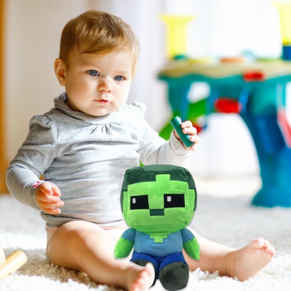 ⁦XPJBKC Creeper Plush Toy, 26 cm / 10.2 Inch Cartoon Plush Toy, Plush Toy Figures, Stuffed Toy, Plush Toy, Plush, Home Decor, Cartoon Plush Toy, Stuffed for Children⁩ - الصورة ⁦7⁩