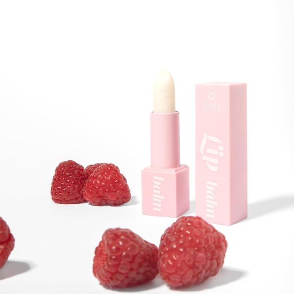 ⁦Siella Beauty Nourishing Lip Balm with Vitamin E & Raspberry, Made In Italy⁩ - الصورة ⁦3⁩