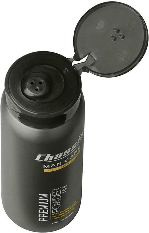 ⁦Chassis Premium ICE Body Powder for Men - With Extra Cooling Sensation and Fresh Scent⁩ - الصورة ⁦8⁩