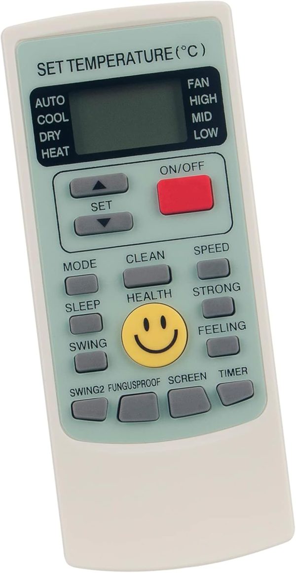 ⁦ALLIMITY Replace Air Conditioner Remote Control suitable for AUX AC Air Conditioner YKR-H/209E YKR-H-209E YKRH209E⁩ - الصورة ⁦2⁩