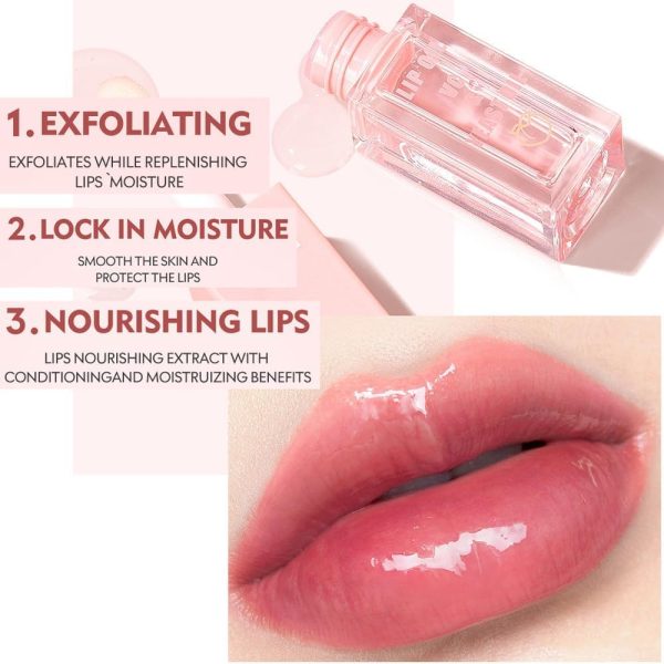 ⁦NALACAL Lip Care Kit, 3 Pcs Moisturizing Lip Mask, Exfoliating Lip Scrub and Lip Glow Oil, Shiny and Nourishing Lips, Dry Lips Treatment, Lip Care Plumping Makeup Set⁩ - الصورة ⁦4⁩