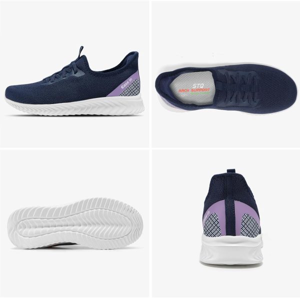 ⁦STQ Slip ins Womens Trainers Hands Free Orthopedic Shoes for Women Comfortable Slip on Shoes⁩ - الصورة ⁦7⁩