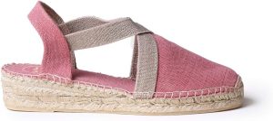 TONI PONS Women's Wedge Espadrille Sandal in Husband Blue