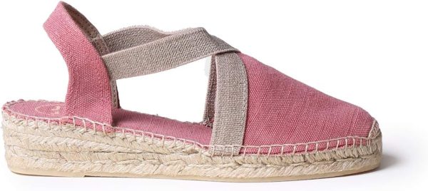 TONI PONS Women's Wedge Espadrille Sandal in Husband Blue