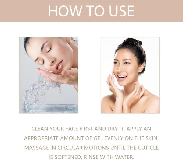 ⁦Bonseor Quarxery Purifying Exfoliating Gel - Face & Body Exfoliating Scrub Gel for All Skin Types (1 PCS)⁩ - الصورة ⁦3⁩