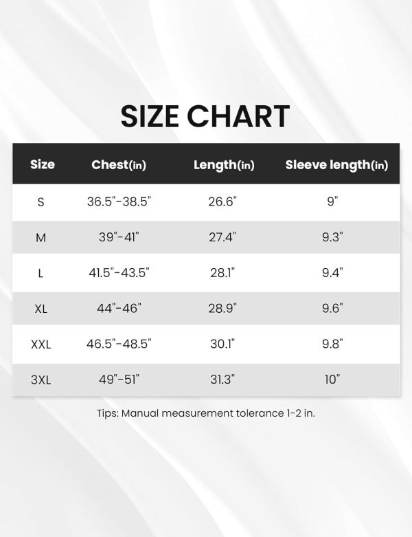 ⁦TBMPOY Men's Dry Fit Workout Shirts UPF50 Spandex Athletic Gym Running Fishing Lightweight Short Sleeves Rash Guard Tee Tops⁩ - الصورة ⁦7⁩