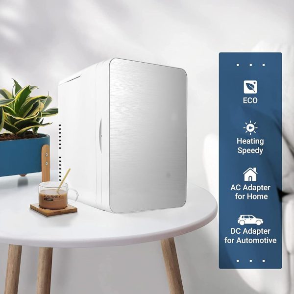 ⁦Mini Fridge 22 Litre/Cooler and Warmer | AC/DC | Small Fridge for Bedrooms⁩ - الصورة ⁦5⁩