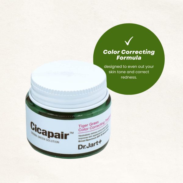 ⁦Dr.Jart+ Cicapair™ Tiger Grass Color Correcting Treatment SPF 30, 0.51 fl oz⁩ - الصورة ⁦2⁩