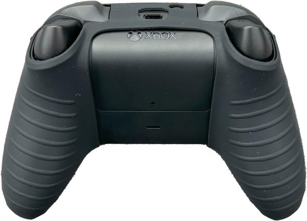 ⁦ElitePlay Black and Red Spider Anti-Slip Silicone Cover Skin for Xbox Controller, Soft Rubber Case for Xbox Series X, Series S and Xbox One Wireless Controller With 2 Sets Thumb Grips⁩ - الصورة ⁦5⁩