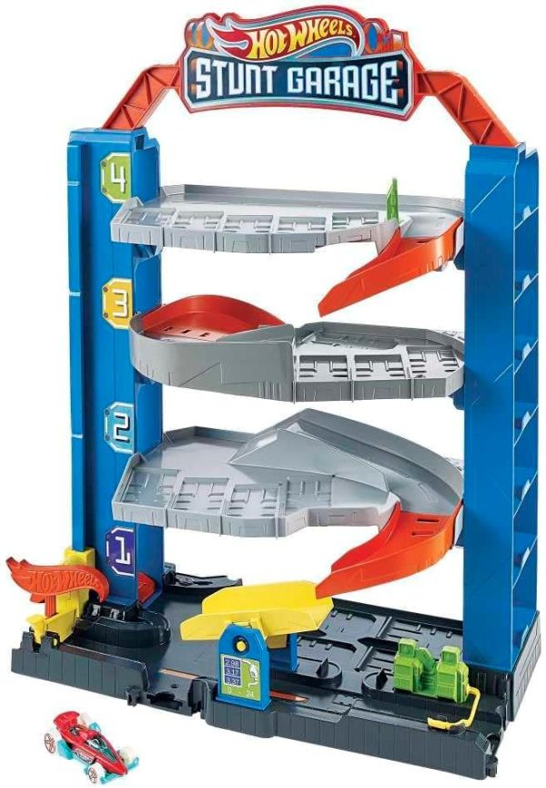 ⁦Hot Wheels™ City Stunt Garage Play Set Gift Idea for Ages 3 to 8 years⁩ - الصورة ⁦6⁩