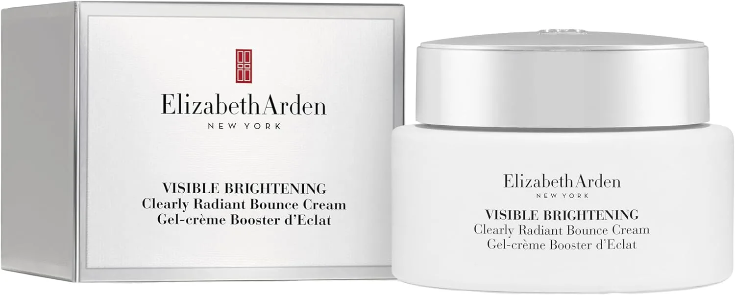 Elizabeth Arden, Visible Brightening Gel Cream, Booster for Shine, Moisturising Face Cream, Skin Care, Dark Spots, Smoothing