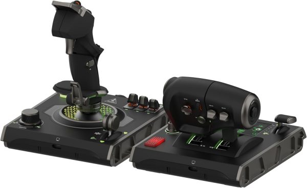 ⁦Turtle Beach VelocityOne Flightdeck - Universal HOTAS Simulation Joystick & Throttle with Touch Display, Stick Mounted HUD and Contactless Sensors for Air and Space Combat on Windows 10 & 11⁩ - الصورة ⁦7⁩