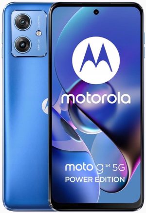 Motorola Moto G54 Power DUAL-SIM 256GB ROM + 8GB RAM (GSM Only|No CDMA) Factory Unlocked 5G Smartphone (Pearl Blue) - International Version