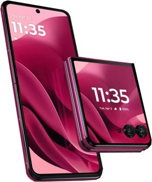 Motorola RAZR 60 Ultra 5G 2025 | XT2551-6 | 512GB + 16GB RAM Dual-SIM (Nano, eSIM) Unlocked Android 15 Flip Smartphone (PANTONE Cabaret)