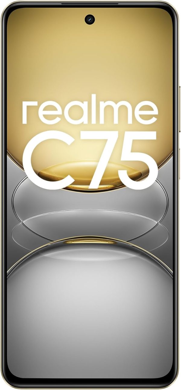 ⁦Realme C75 Dual-SIM 128GB ROM + 8GB RAM (GSM Only | No CDMA) Factory Unlocked 4G/LTE Smartphone (Gold) - International Version⁩ - الصورة ⁦2⁩