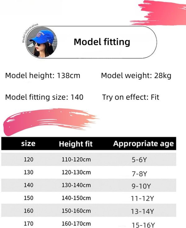 ⁦Summer casual two-piece set for girls, wide-leg pants and casual T-shirt, 5-16Y cute clothing, cool girl printed short-sleeved top + long pants, pink wide-leg pants⁩ - الصورة ⁦6⁩